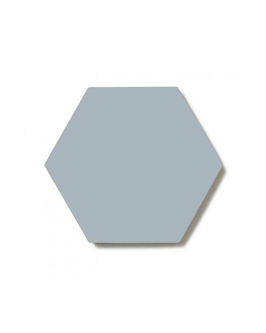 Hexagon 10x10 cm Gray Blue Ceramic Tile - Premium Mosaic Wall & Floor Tile for Kitchen Backsplash, Bathroom, and Shower Decor