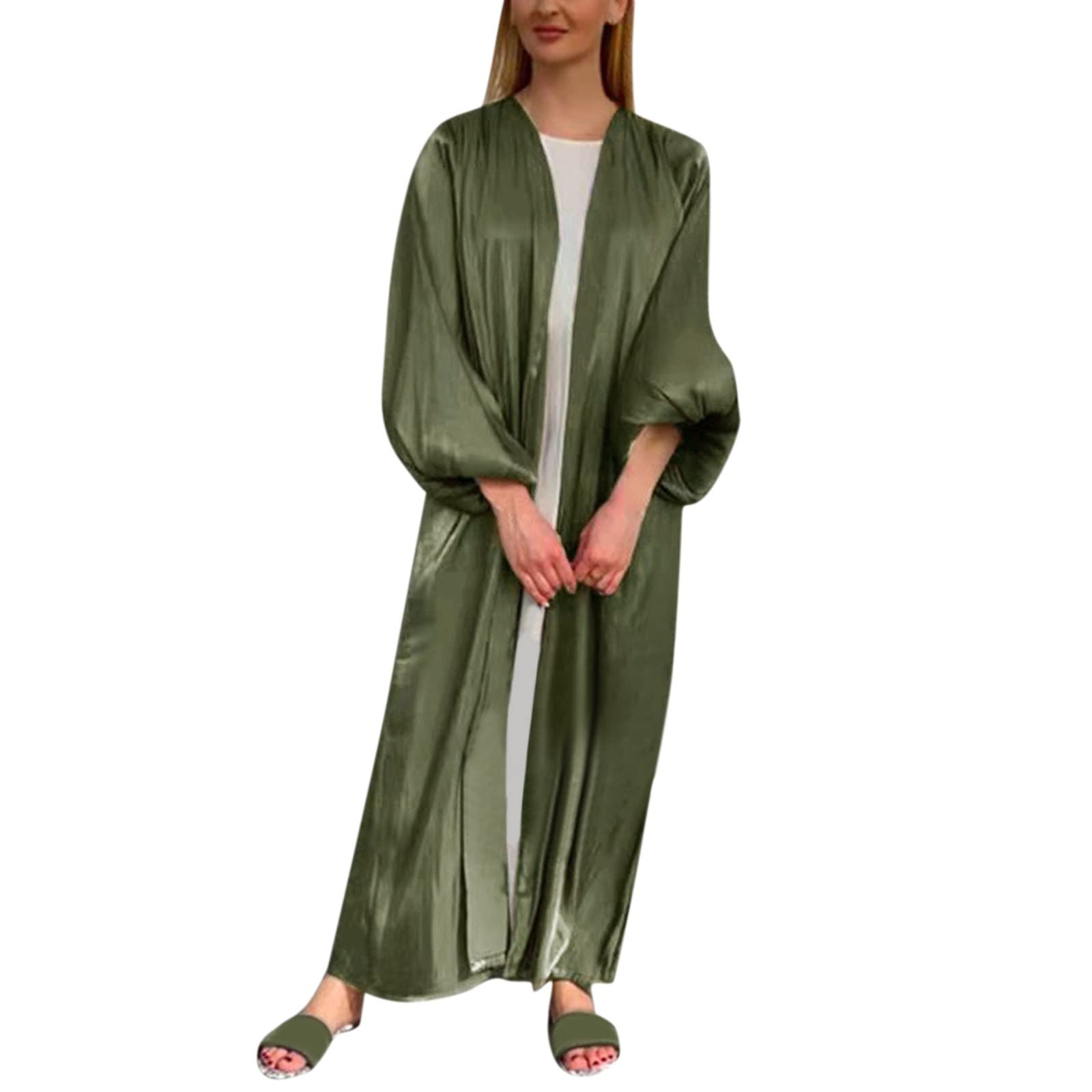 Plus Size Muslim Prayer Dress - Loose Full Cover Abaya Kaftan for Women | Islamic Ramadan Clothing | Perfect for Prayer, Mosque & Summer Wear