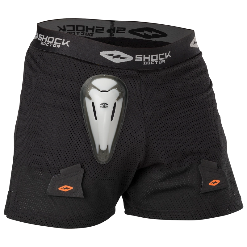 Shock Doctor Adult Loose Hockey Shorts - Breathable & Lightweight for Maximum Comfort - Perfect for Hockey Training, Games & Casual Wear