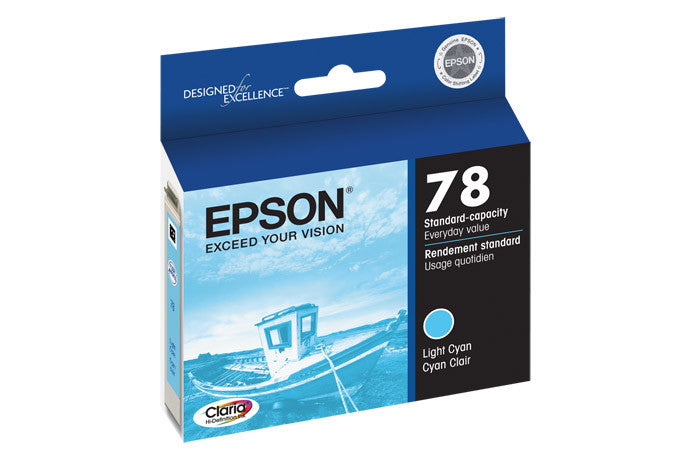 Epson T078520 Artisan 50 Light Cyan Ink Cartridge (78) - High-Quality Replacement for Artisan Printers | Perfect for Photo Printing, Craft Projects & Office Documents