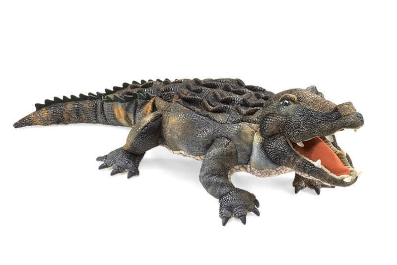 Authentic American Alligator Hand Puppet - Premium Quality for Kids, Storytelling & Educational Play - Perfect for Classroom, Theater & Interactive Learning