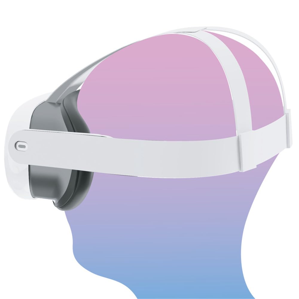 Premium Silicone VR Face Cover for Meta Quest 3 - Light Blocking, Sweat-Proof, Washable Replacement Cushion & Protective Eye Pad - Comfortable Gaming Accessory for Extended VR Sessions (White)