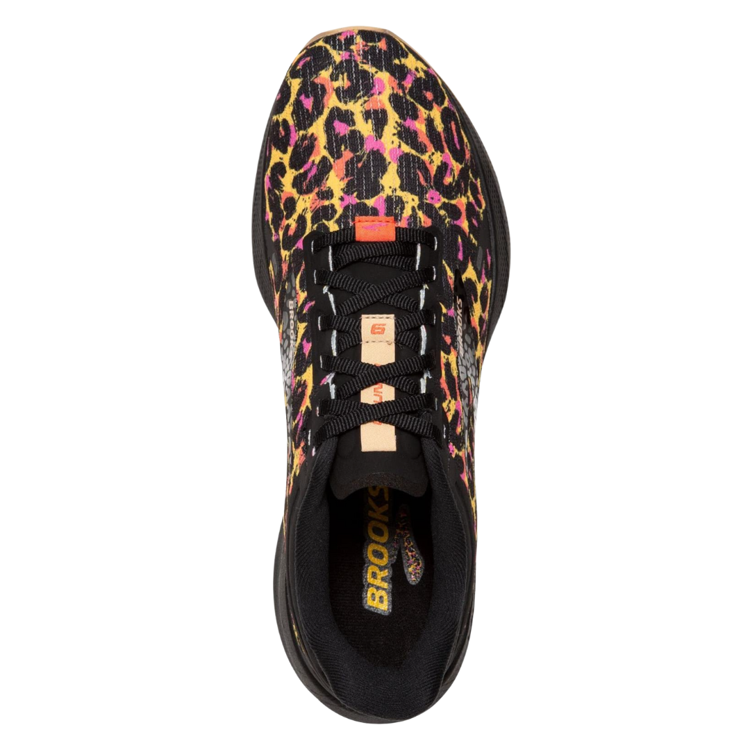 Women's Running Shoes Launch 9 - Lightweight Citrus Coral Black Sneakers for Jogging & Training (B Width) - Perfect for Gym, Trail & Daily Workouts