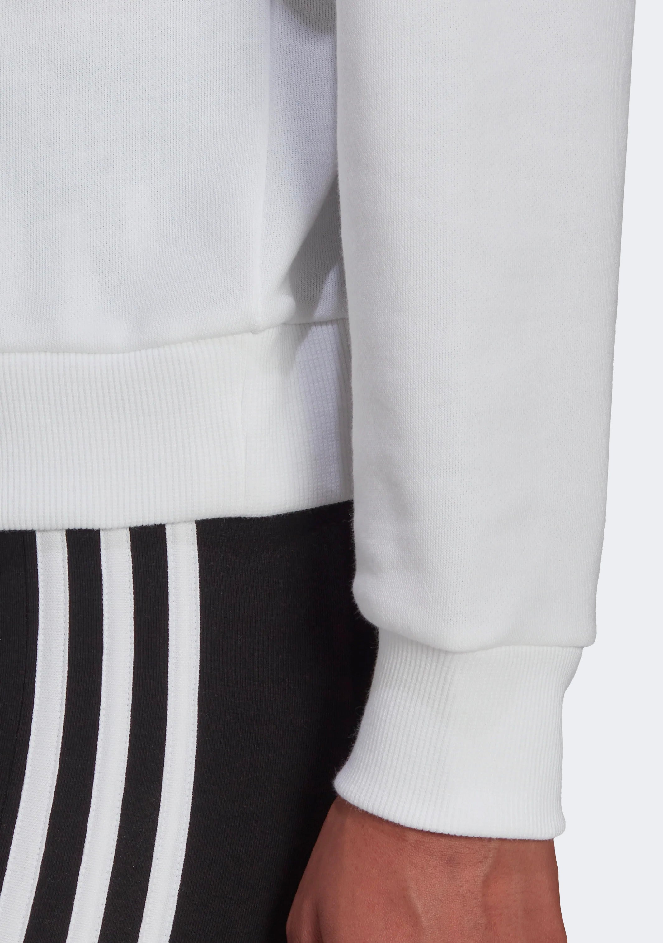 Adidas Women's Essential Logo Loose Fit Sweatshirt - Casual Pullover Hoodie for Gym, Running & Everyday Wear