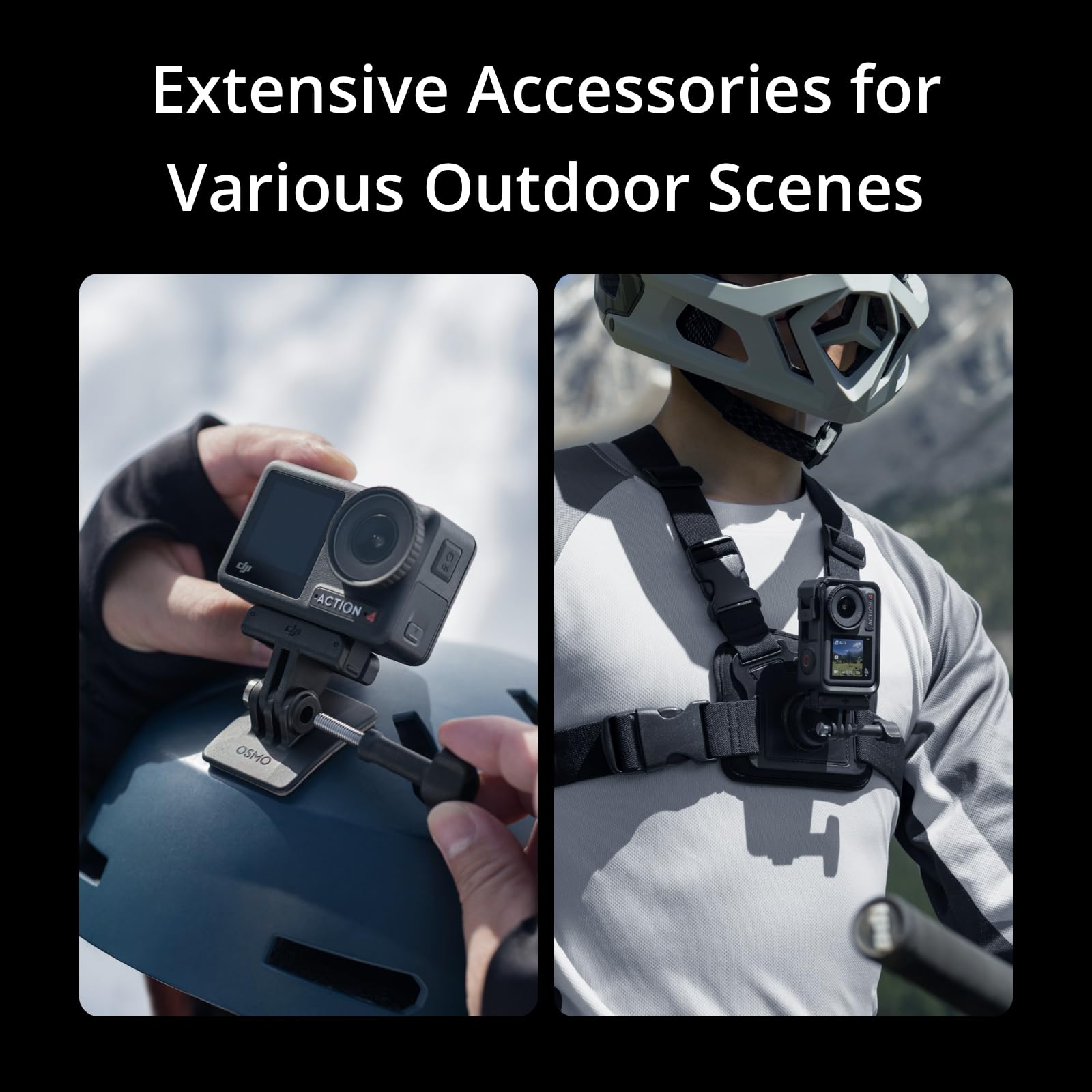 DJI Osmo Action 4 Standard Combo - 4K/120fps Waterproof Action Camera with 1/1.3