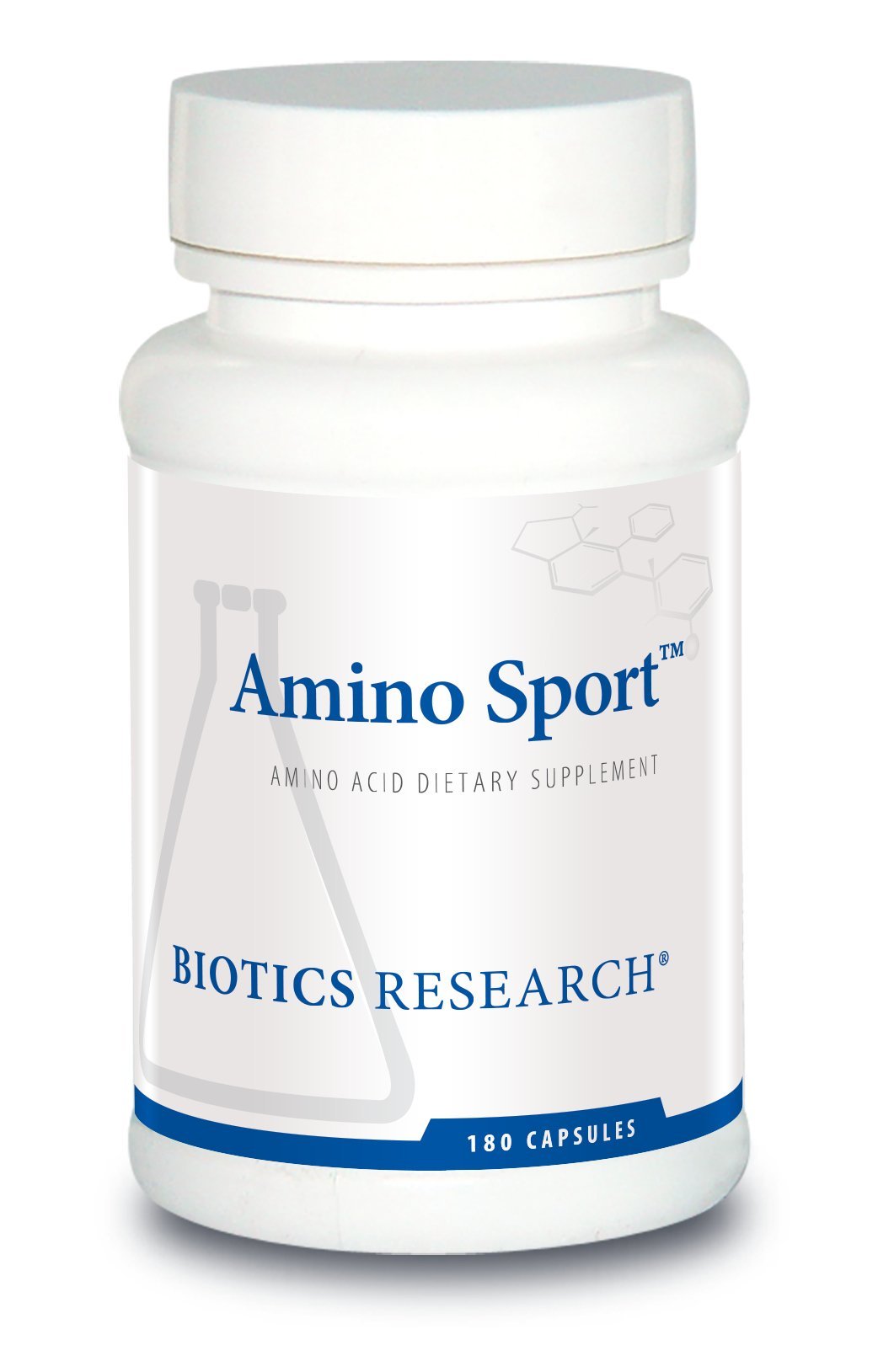 Biotics Research Amino Sport - Broad Spectrum Amino Acids with BCAAs for Muscle Recovery & Lean Mass Support | 180 Capsules for Athletes & Fitness Enthusiasts