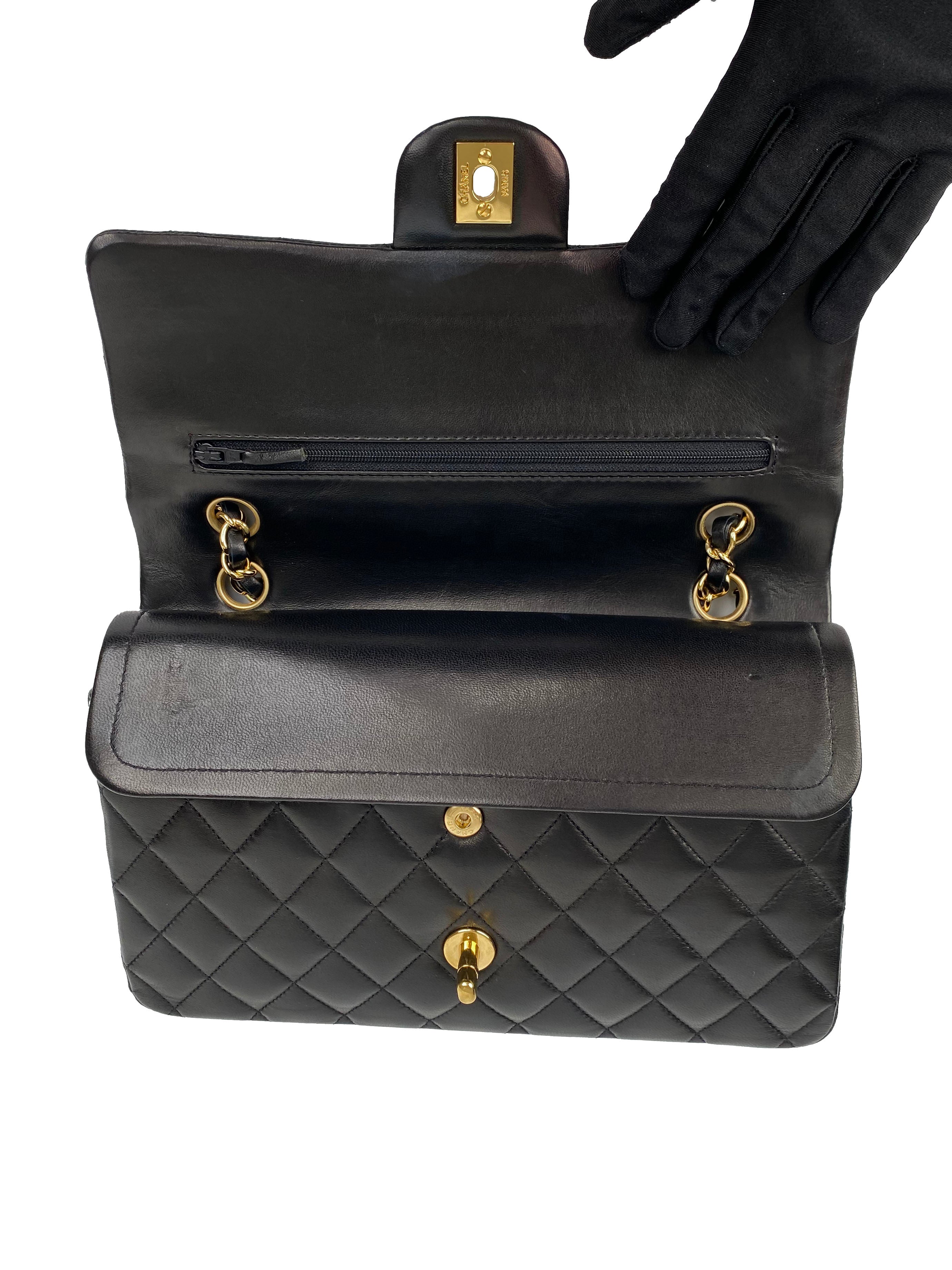 Chanel Black Medium Quilted Classic Flap Bag - Luxury Designer Handbag for Women | Perfect for Evening Events, Date Nights & Special Occasions