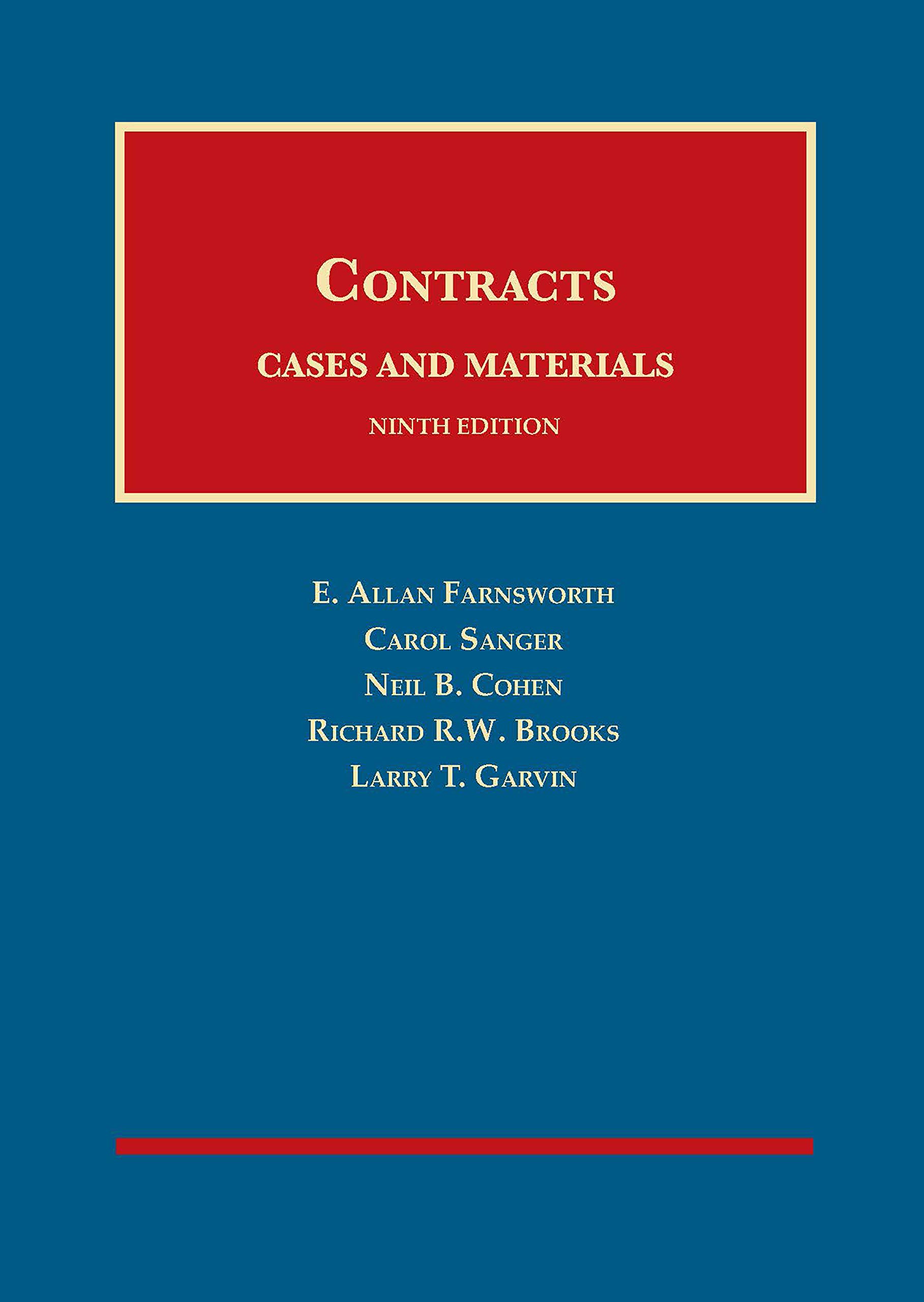 Contracts Law Textbook: Cases and Materials - University Casebook Series for Law Students | Legal Studies & Exam Prep