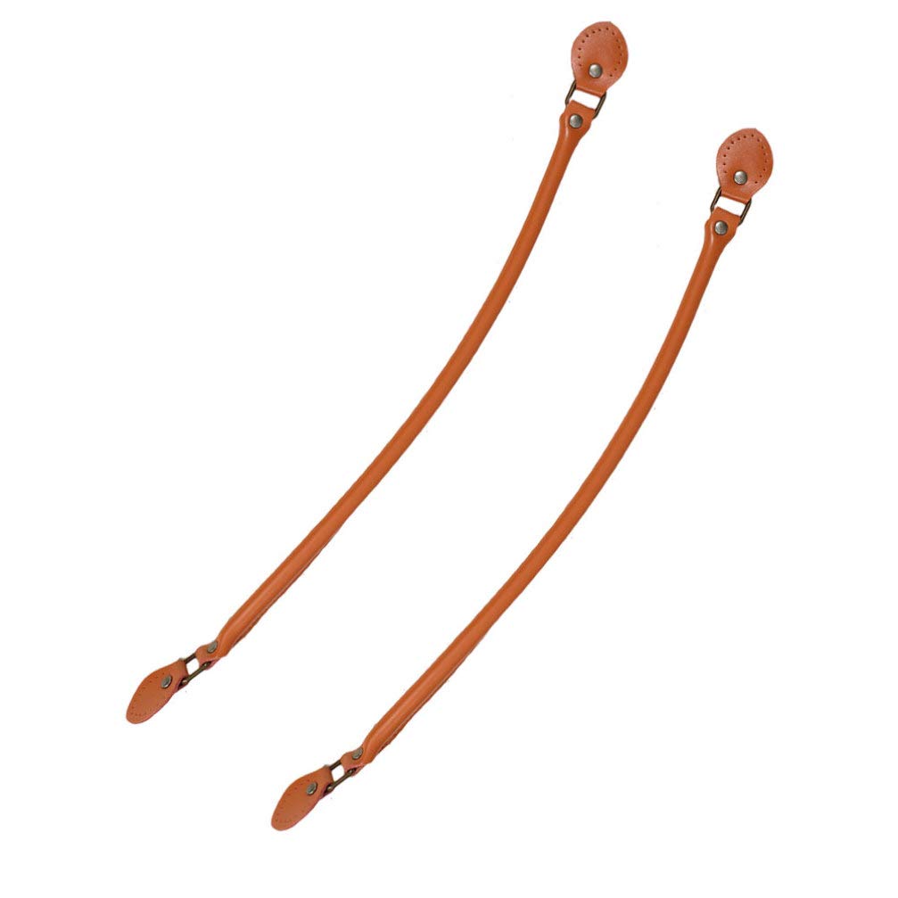 EXCEART 40cm Brown Leather Crossbody Bag Strap - Adjustable DIY Purse Handle Replacement for Tote Bags & Handbags - Perfect for Travel, Shopping & Everyday Use