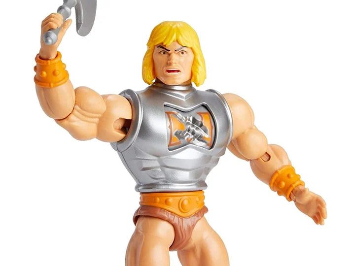 Masters of the Universe Origins Deluxe Battle Armor He-Man Action Figure - Collectible Toy for Fans & Display | Perfect for Play, Collection, and Nostalgic Gift Giving
