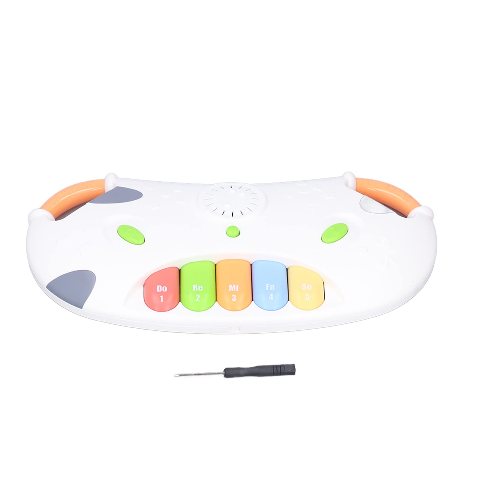 CUEA Kids Electronic Piano Keyboard - Safe & Educational Musical Toy for Toddlers & Infants - Cow Design (Model 10677) - Perfect for Early Learning, Playtime & Music Exploration