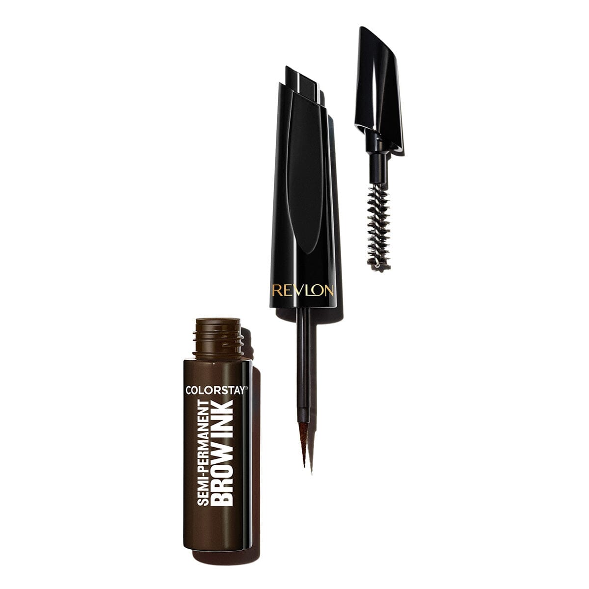 Revlon Colorstay Semi Permanent Brow Ink - Dark Brown (Tone 355) | Long-Lasting Eyebrow Pencil for Defined Brows | Perfect for Daily Makeup & Special Occasions