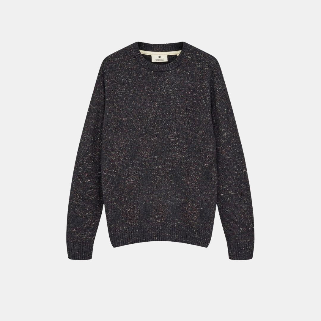 Aksune Space Yarn Crew Neck Sweater - Soft & Comfortable Knit Pullover for Women | Perfect for Casual Wear, Office Outfits & Cozy Fall Fashion