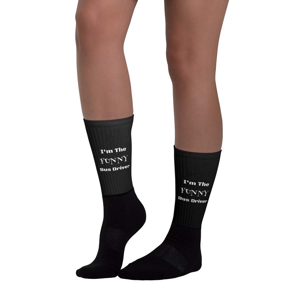 Funny Bus Driver Socks - Hilarious Gift for Public Transit Drivers, Dads & Commuters | Perfect for Work, Gag Gifts & Special Occasions