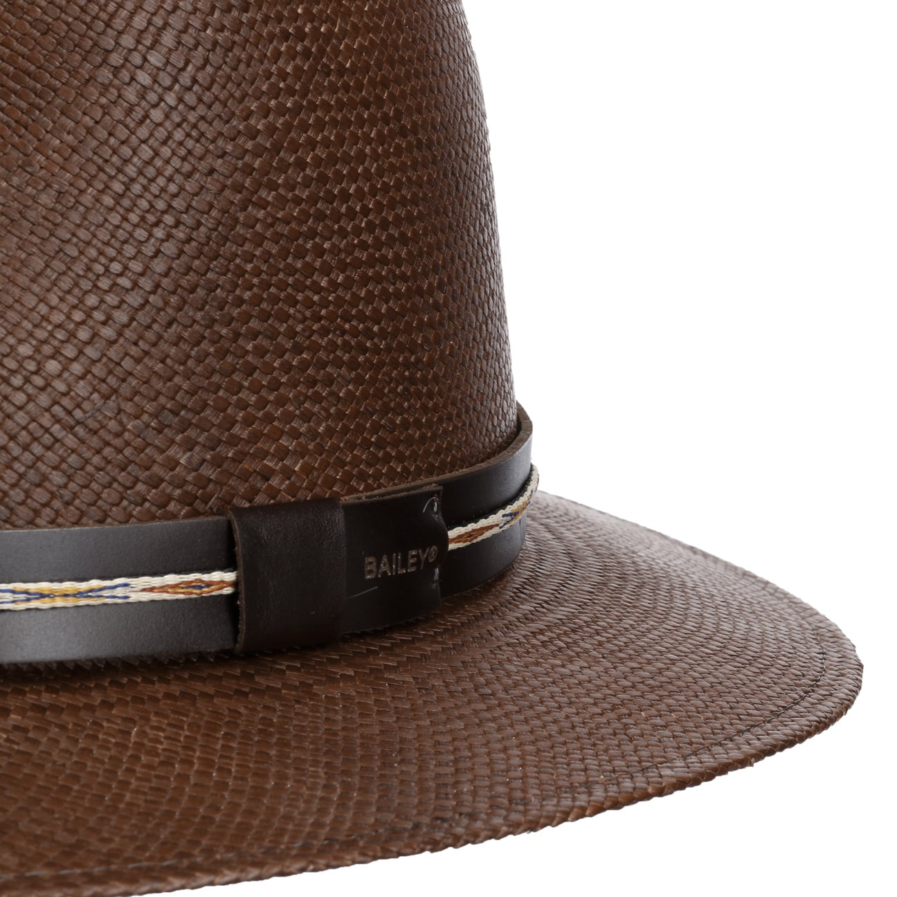 Stansfields Panama Hat by Bailey 1922 - Premium Straw Fedora Hat for Men & Women - Sun Protection & Summer Style - Perfect for Beach, Travel, and Outdoor Events