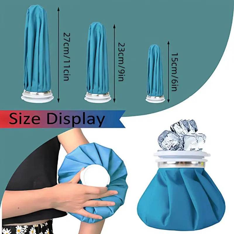 Reusable Hot & Cold Therapy Ice Pack - Pain Relief for Injuries, Muscle Soreness & Swelling | Perfect for Sports, Post-Surgery & First Aid Kits