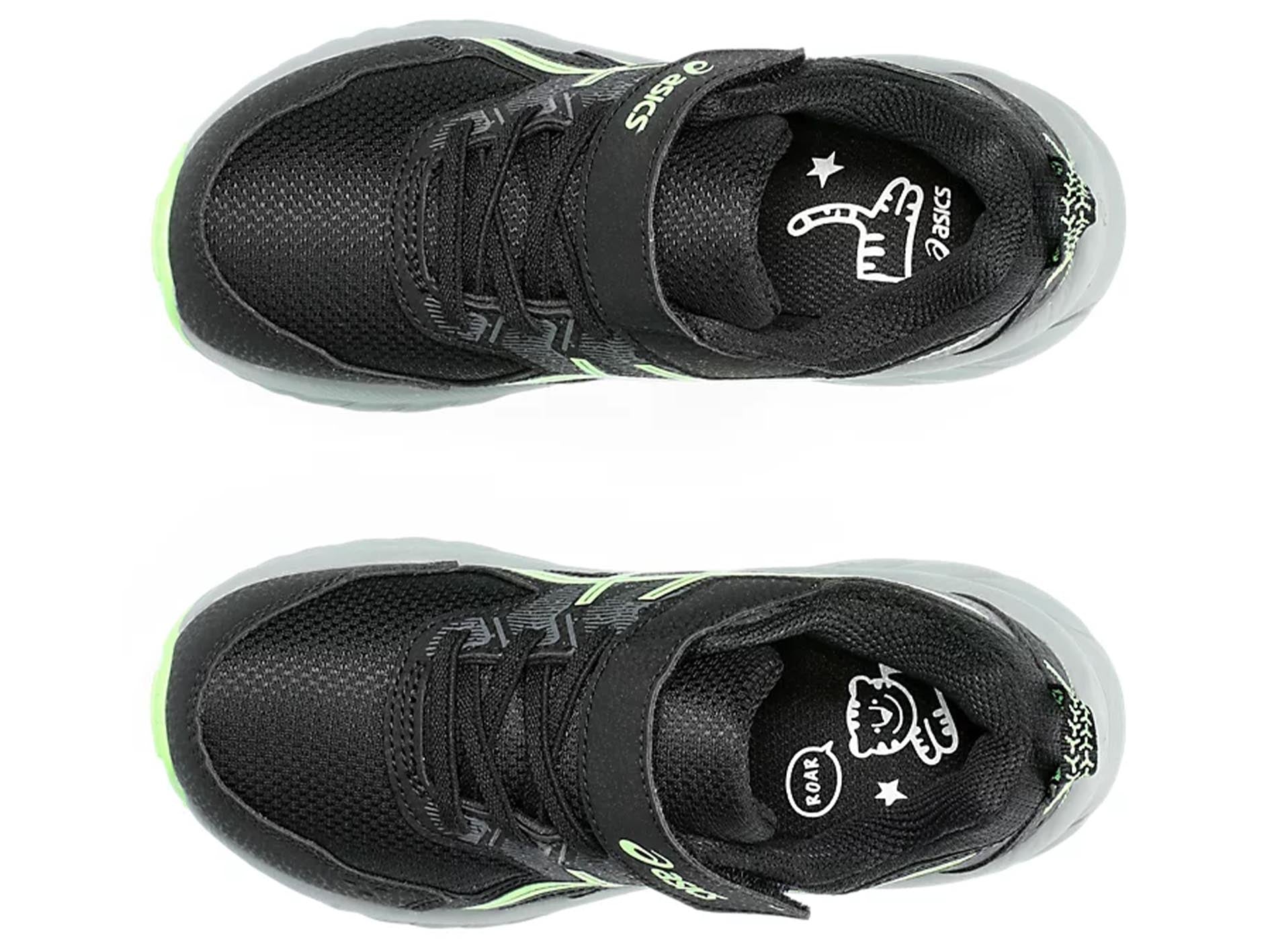 ASICS Kids PreVenture 9 PS Running Shoes - Black/White (1014A277-004) - Lightweight Athletic Sneakers for Boys & Girls - Perfect for School, Playground & Daily Activities