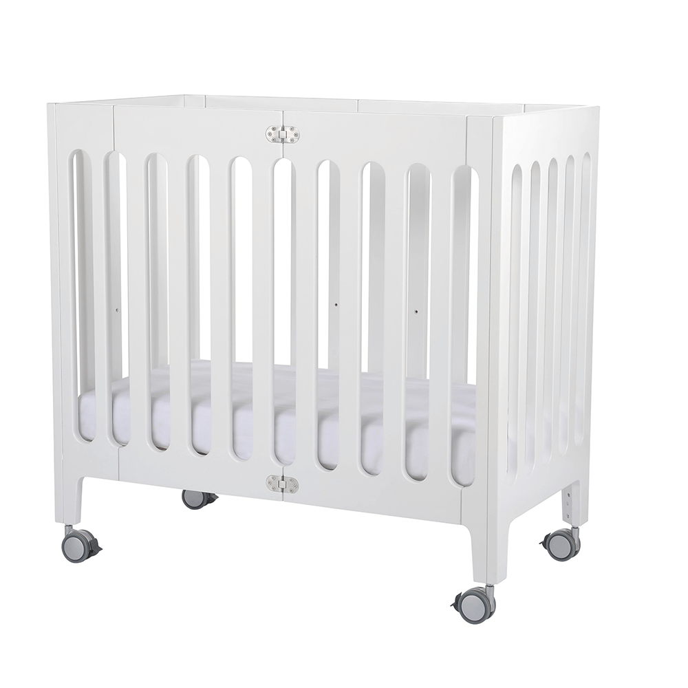 Bloom Baby Alma Mini Crib - Portable Lightweight Baby Crib for Nursery, Travel & Small Spaces | Compact Safe Sleep Solution for Newborns & Toddlers