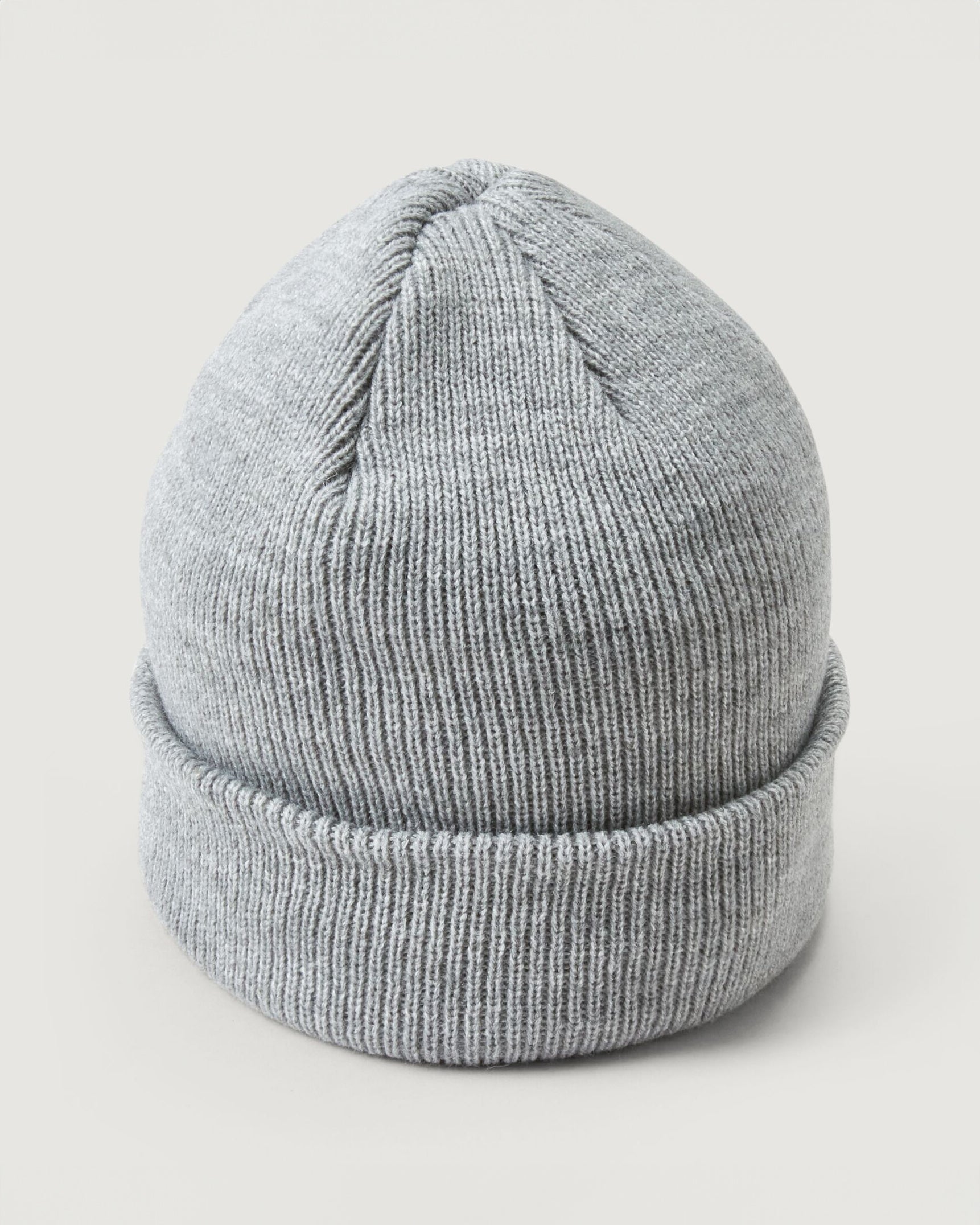 Fyfe Beanie Hat - Mid Grey Marle Knit Beanie for Men & Women - Warm Winter Skull Cap for Outdoor Activities