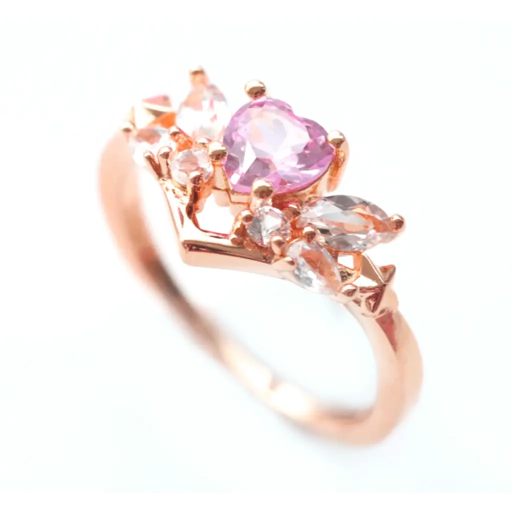 14KT Rose Gold Serenity Ring - Size 11.5 for Women | Elegant Wedding, Engagement, Anniversary Jewelry Gift | Perfect for Special Occasions & Everyday Wear