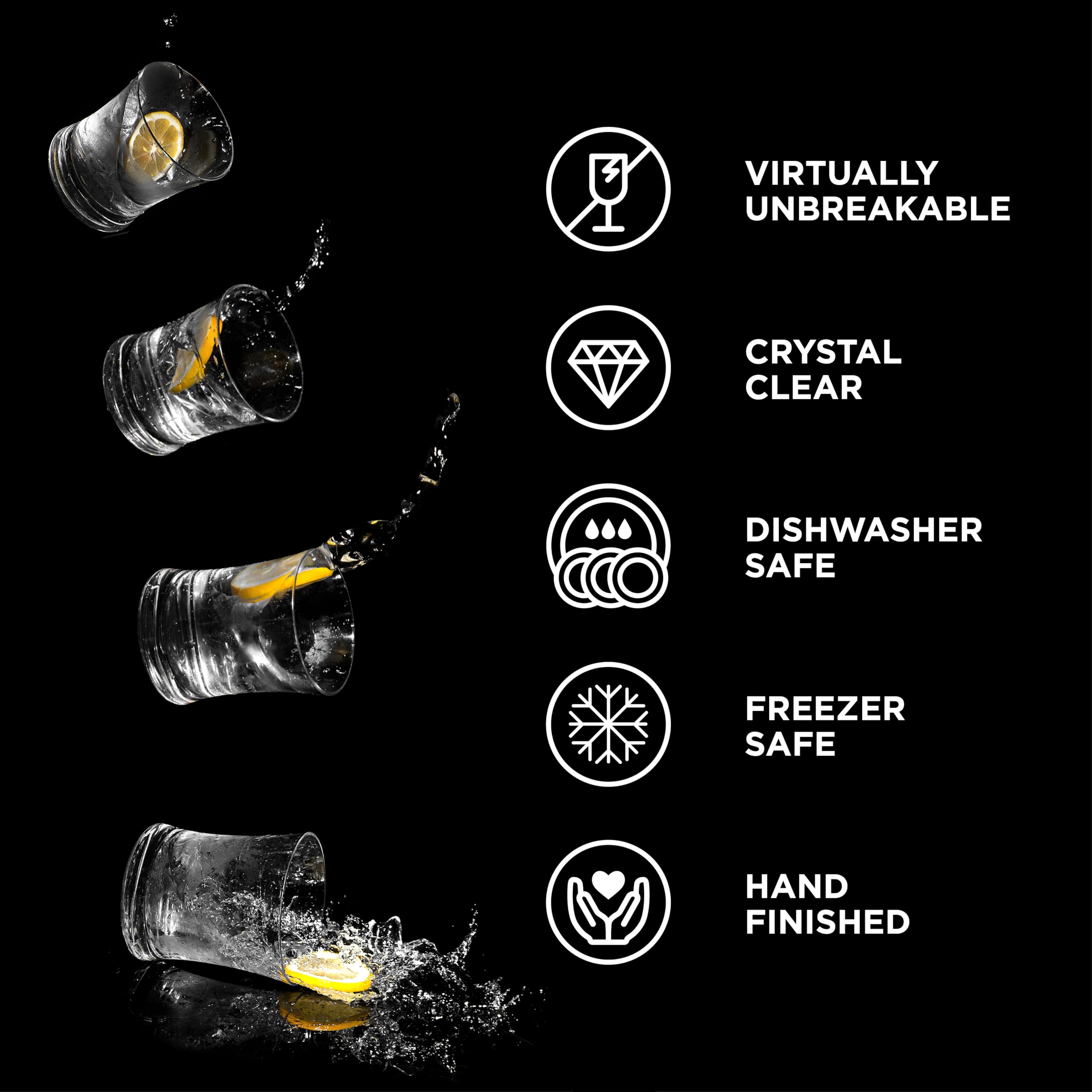 Unbreakable Polycarbonate Margarita Glasses – Shatterproof Clear Cocktail Cups for Home Bar, Pub & Restaurant Use – 12 oz Set of 12 – Perfect for Outdoor Parties, Beach Gatherings & Poolside Drinks
