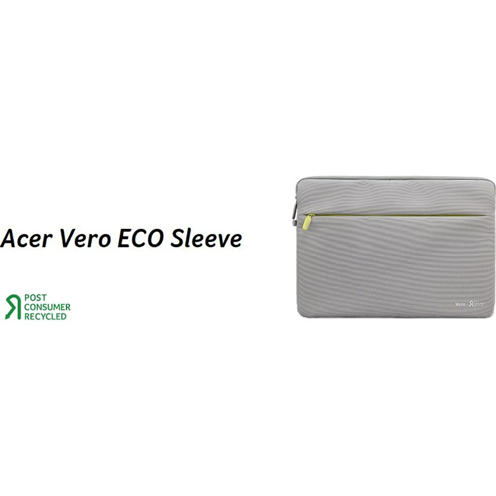 Acer Vero Eco-Friendly Laptop Sleeve with PCR Materials - Lightweight & Durable Protection for 13-15 Inch Laptops - Perfect for Work, Travel & School