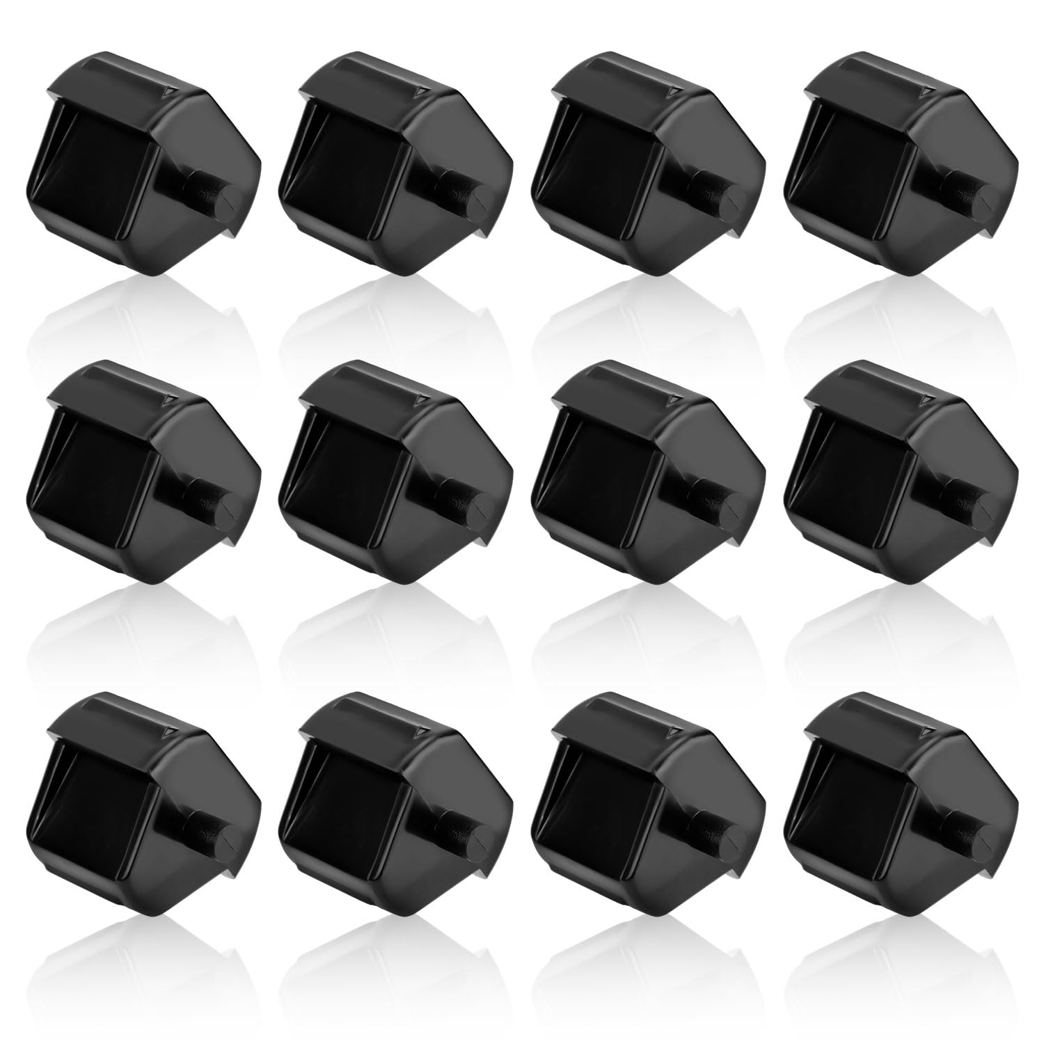 12 Pack Clear Plastic Tape Dispenser Refill Cores - Replacement Inserts for Tape Dispensers - Office, Home & School Supplies - Perfect for Wrapping Gifts, Sealing Boxes & Craft Projects