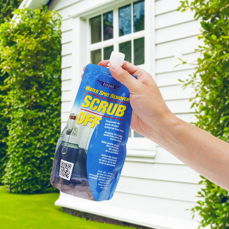 Ettore Scrub Off Heavy Duty Bathroom Cleaner - Powerful Stain Remover for Tiles, Grout & Showers - Ideal for Deep Cleaning & Household Maintenance