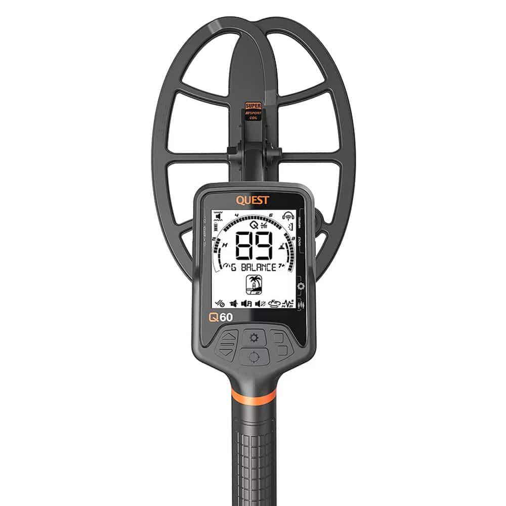 Quest Q60 Metal Detector with 13