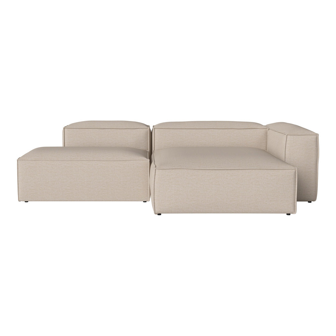 Cosima 2 Seater Sofa with Open End & Chaise - Modern Living Room Furniture for Small Spaces | Perfect for Apartments, Condos and Cozy Home Decor