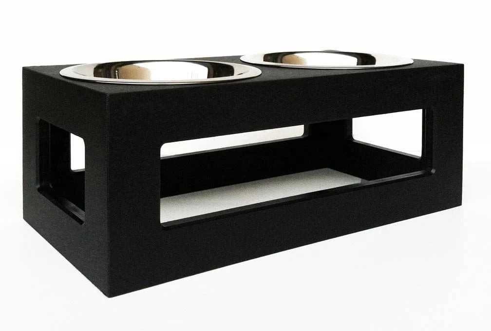 Premium Elevated Dog Feeding Station - Adjustable Height Raised Dog Bowl Stand for Large & Small Dogs - Perfect for Outdoor, Patio, Backyard & Indoor Use