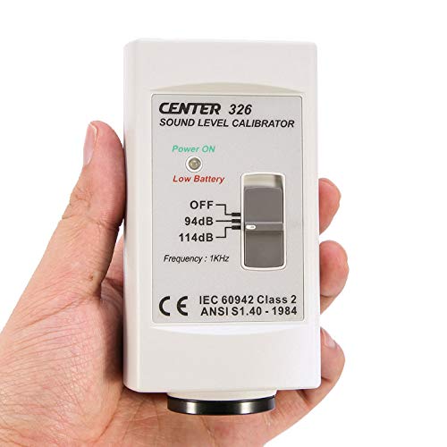 CENTER-326 Professional Sound Level Meter - Accurate Noise Measurement Device for Home, Office & Industrial Use | Easy-to-Use Decibel Calibrator for Workplace Safety, Audio Testing & Environmental Monitoring