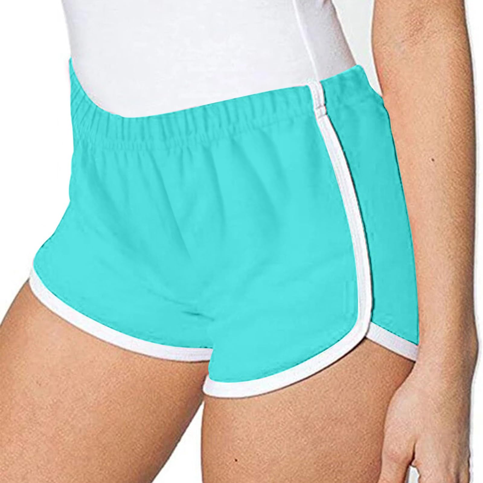 Trendy Women's Running Shorts 3-Pack - Lightweight Gym Shorts for Summer Workouts