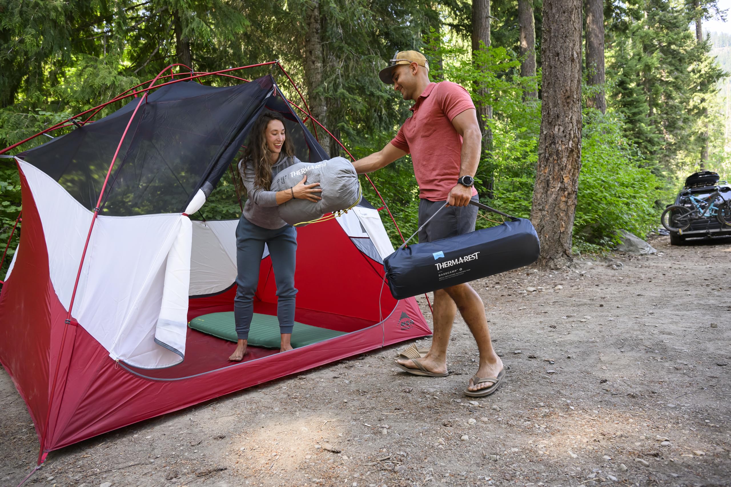 Therm-a-Rest Basecamp Self-Inflating Camping Sleeping Pad - Ultralight & Comfortable for Backpacking, Hiking, and Outdoor Adventures - Perfect for Camping, Travel, and Backcountry Expeditions