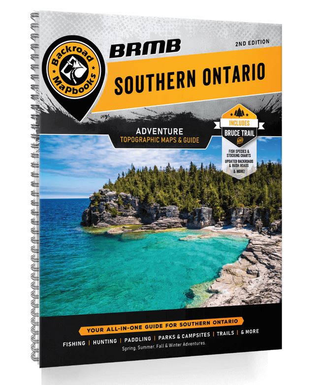 Backroad Mapbooks Southern Ontario - Detailed Road & Trail Maps for Hiking, Biking & Adventure Travel in Ontario, Canada