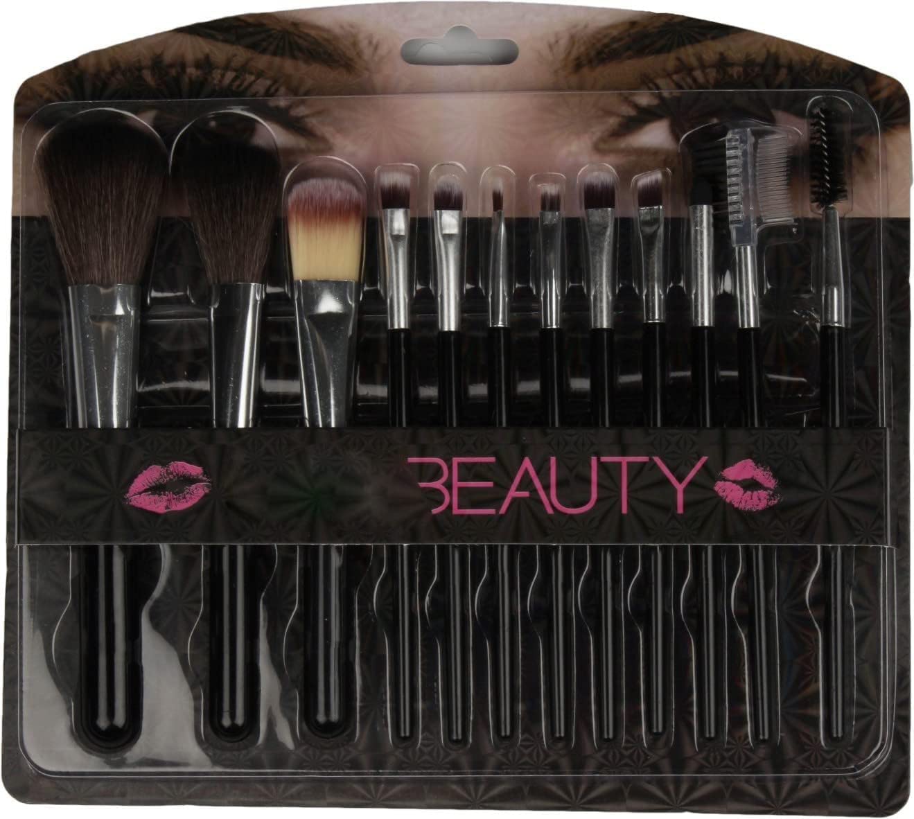Sunaina 12-Piece Professional Makeup Brush Set for Eyeshadow, Foundation, Concealer & Face - Perfect for Party, Bridal & Everyday Makeup - Soft Bristles for Flawless Blending & Application