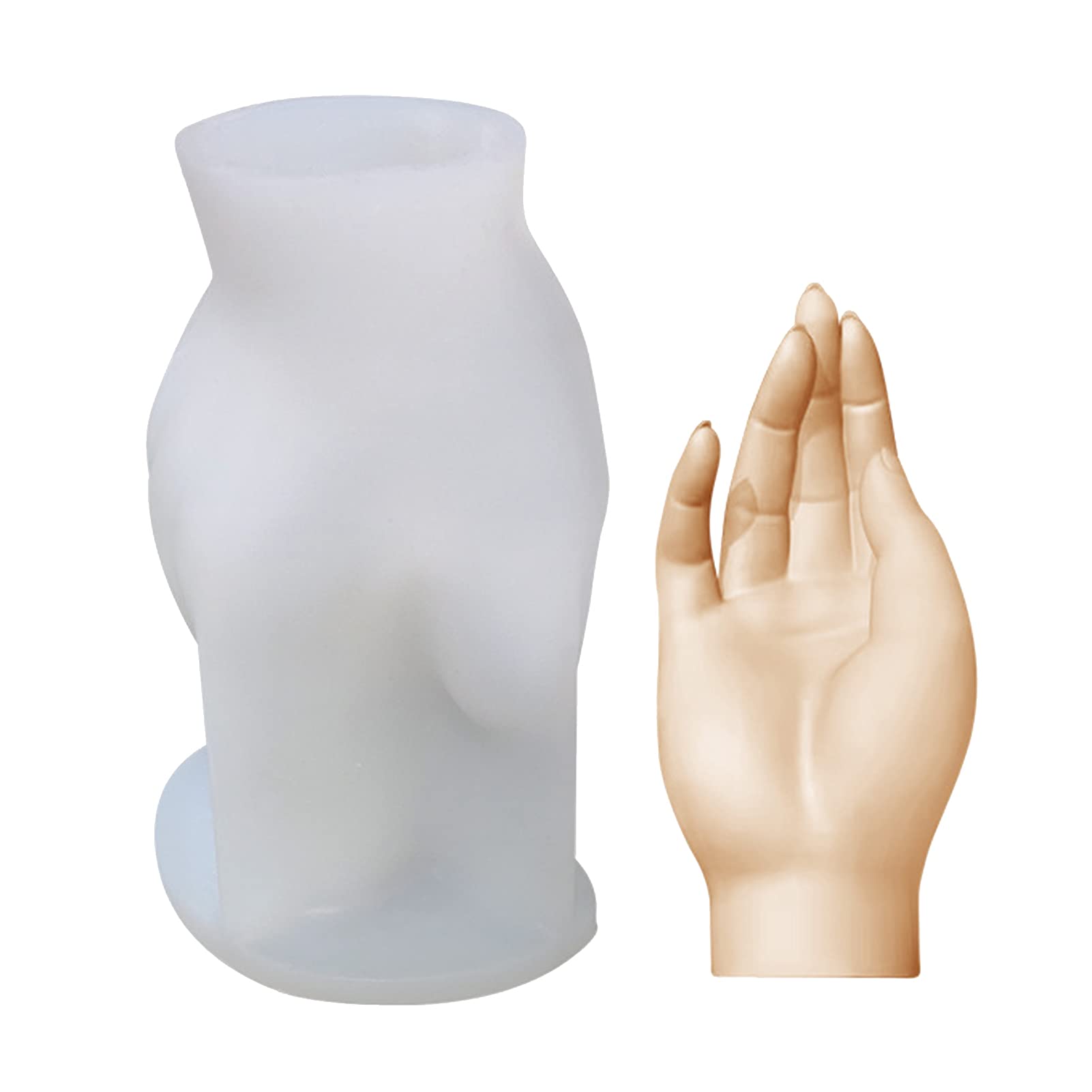 Premium Silicone Candle Mold Set - Creative Hand Gesture Shaped DIY Candle & Soap Molds - Non-Stick Baking & Dessert Molds for Home Kitchen - Perfect for Birthday Gifts, Wedding Favors & Holiday Decorations