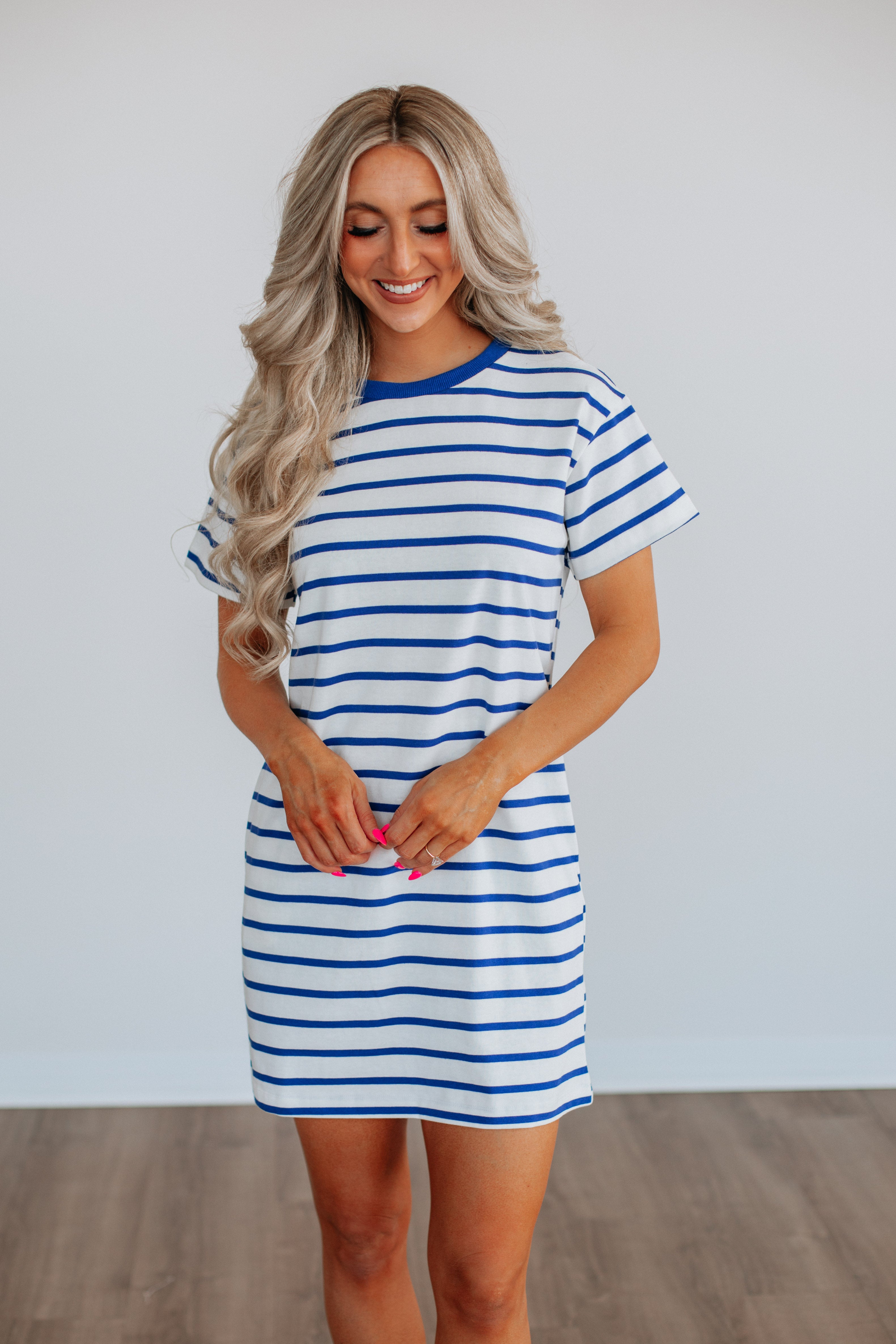 Charlie Striped Dress for Women - Flowy Summer Midi Dress with Pockets | Perfect for Beach, Vacation & Casual Outings