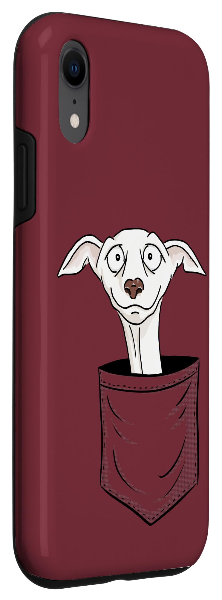 iPhone XR Case - Sighthound Greyhound Whippet Dog Design | Slim Protective Phone Cover for iPhone XR | Perfect Gift for Dog Lovers & Pet Owners