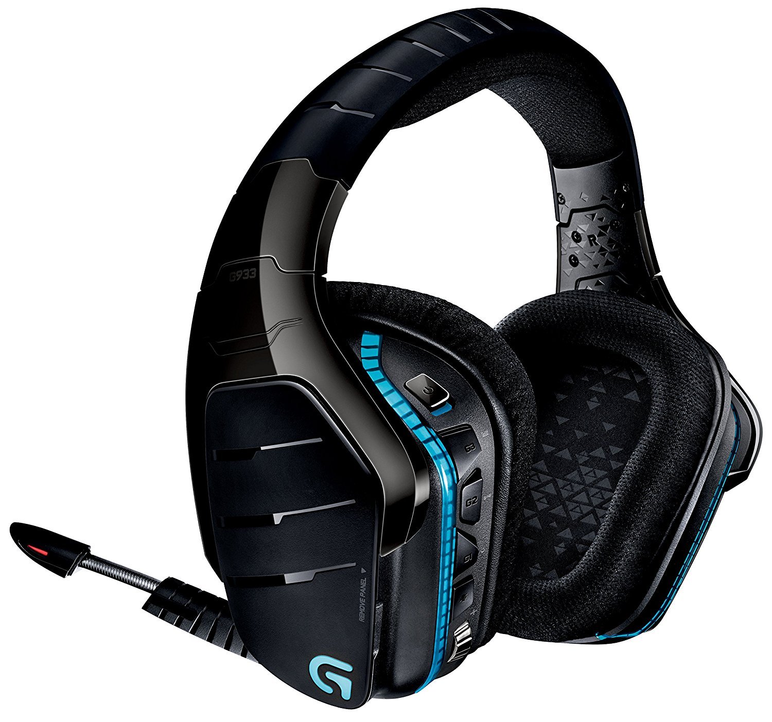 Logitech G933 Artemis Spectrum Wireless Gaming Headset with RGB Lighting - 7.1 Dolby & DTS:X Surround Sound - Compatible with PC, PS4, Xbox One, Switch & Mobile Devices - Advanced Audio Technology (Renewed) - Perfect for Competitive Gaming, Streaming & Home Entertainment