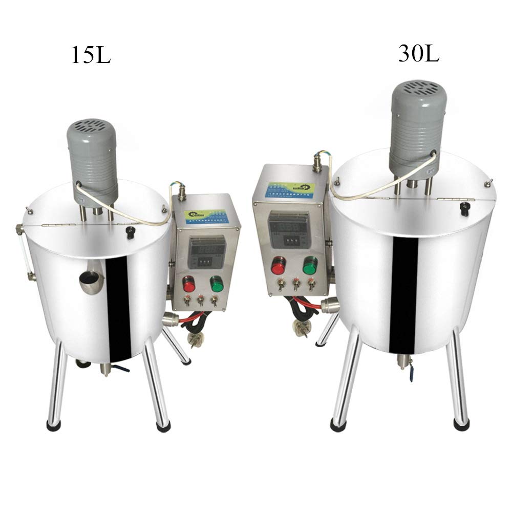 30L Electric Heating Mixing Filling Machine for Lipstick, Wax & Nail Polish - 110V Cosmetic Filling Equipment for DIY Beauty Products & Small Business Production