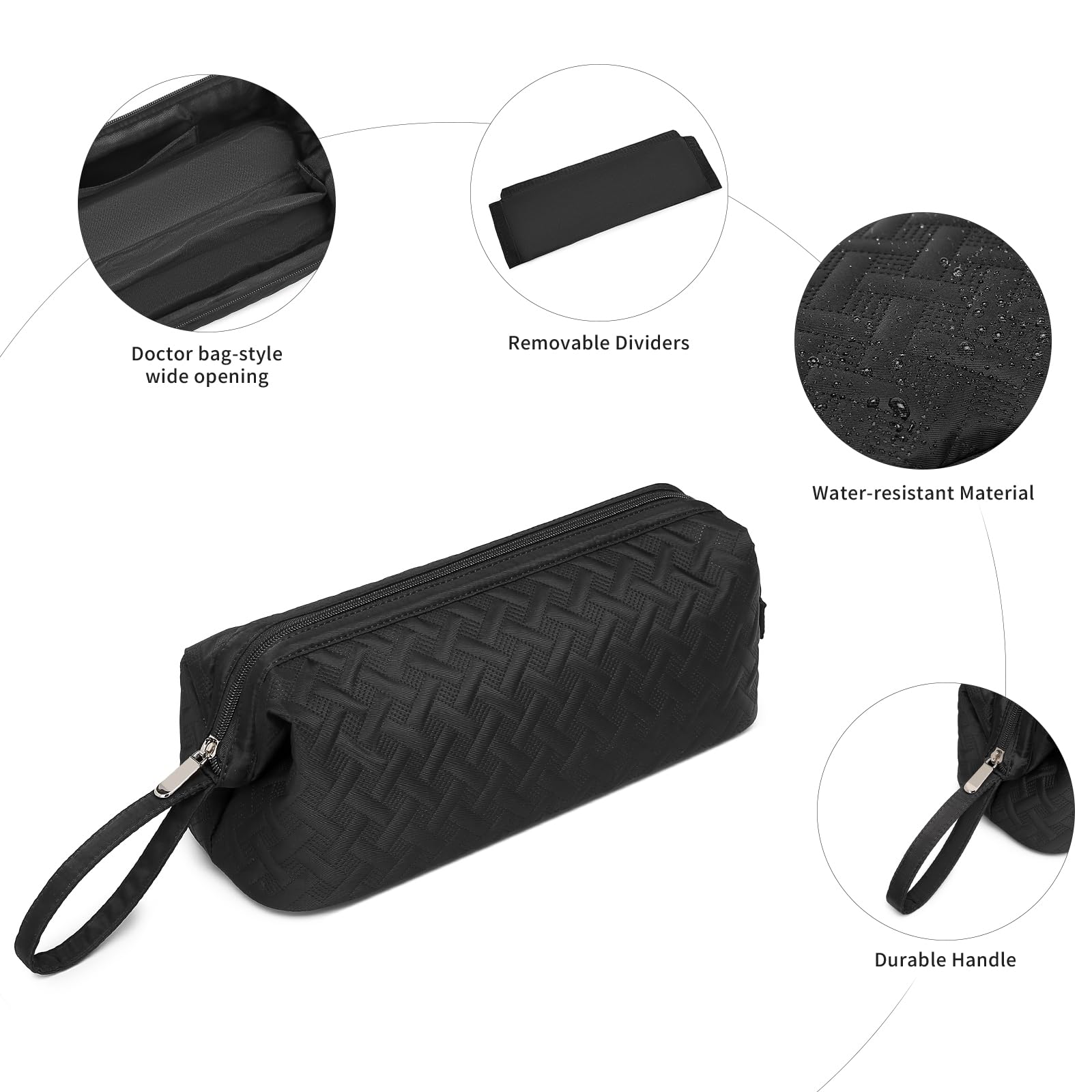 Shark Flex Style Travel Case - Dustproof Hair Tools Organizer for Shark Hair Dryer, Air Wrap, Flat Iron & Curling Iron | Perfect for Carry-On, Vacation & Salon Professionals