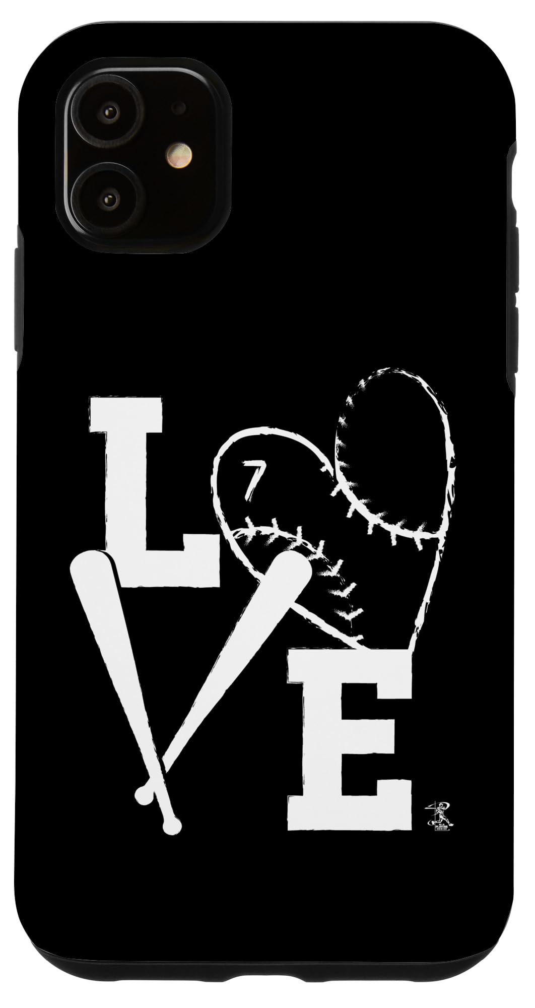 iPhone 11 Dansby Swanson Baseball Case - MLB Fan Love Chalk Gameday Phone Cover for iPhone 11 - Perfect for Baseball Games, Sports Events & Braves Fans