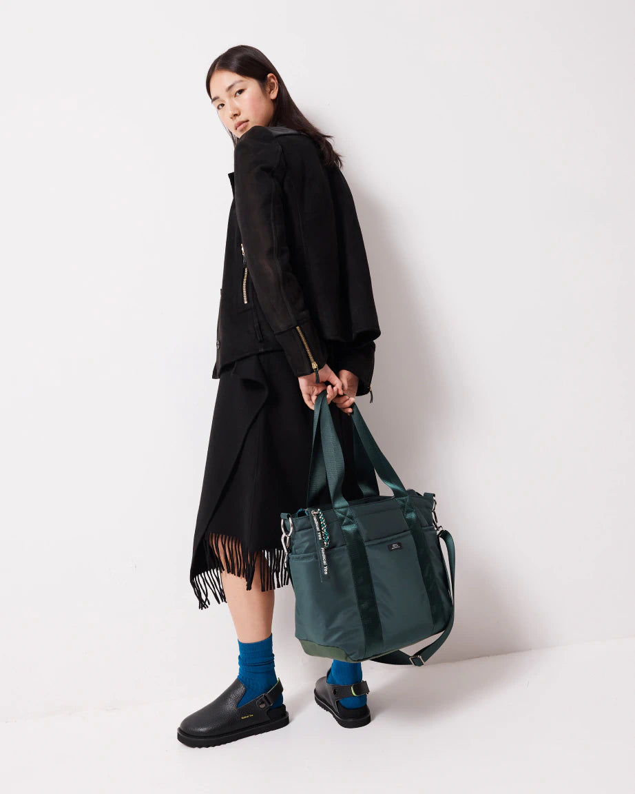 Everything 86 Tote Bag - Eco-Friendly Reusable Shopping Bag in Layers of Green | Perfect for Groceries, Beach Trips & Daily Use