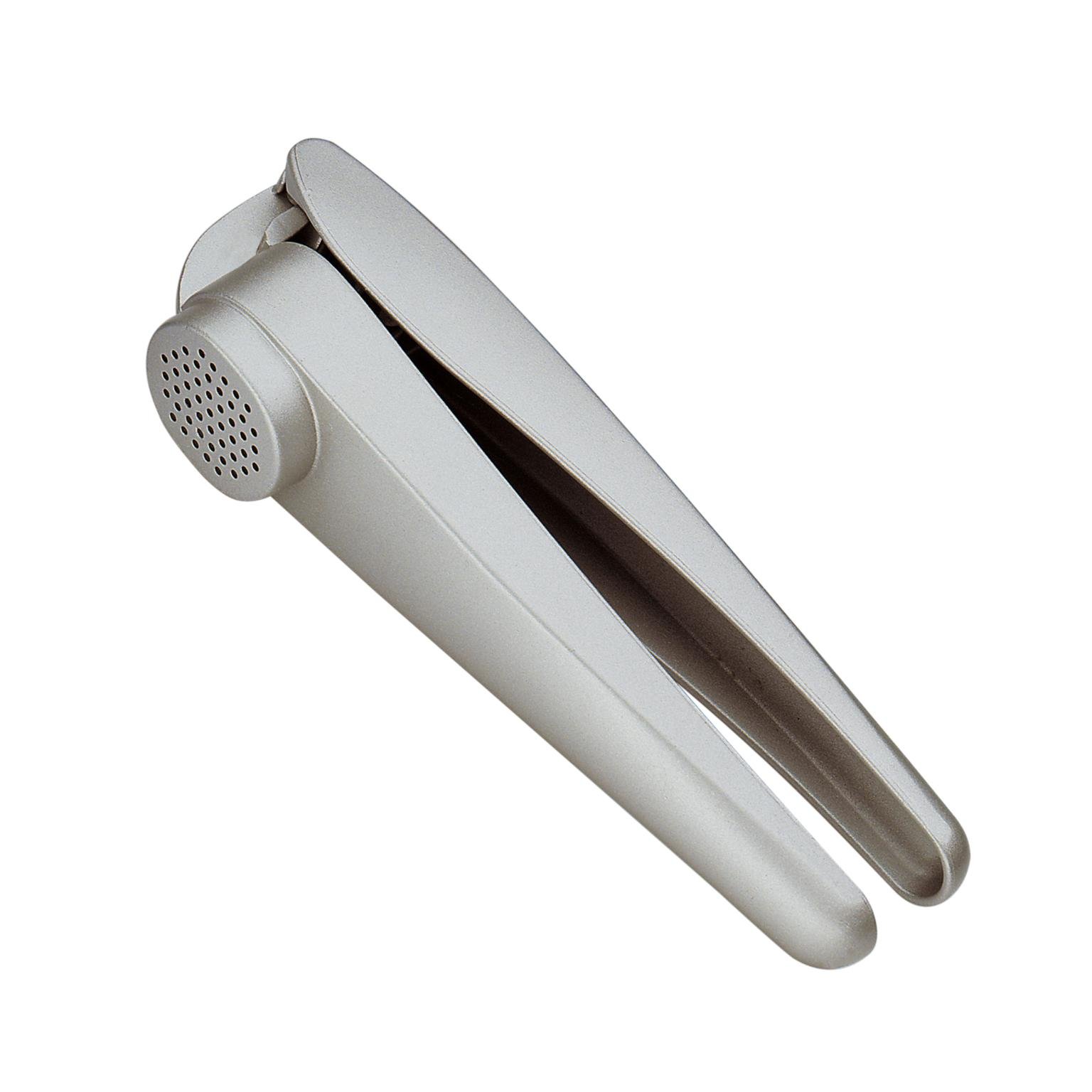 Stainless Steel Garlic Press - Heavy Duty Easy Squeeze Garlic Crusher & Mincer for Cooking, Baking, and Meal Prep - Perfect for Garlic Lovers & Home Chefs