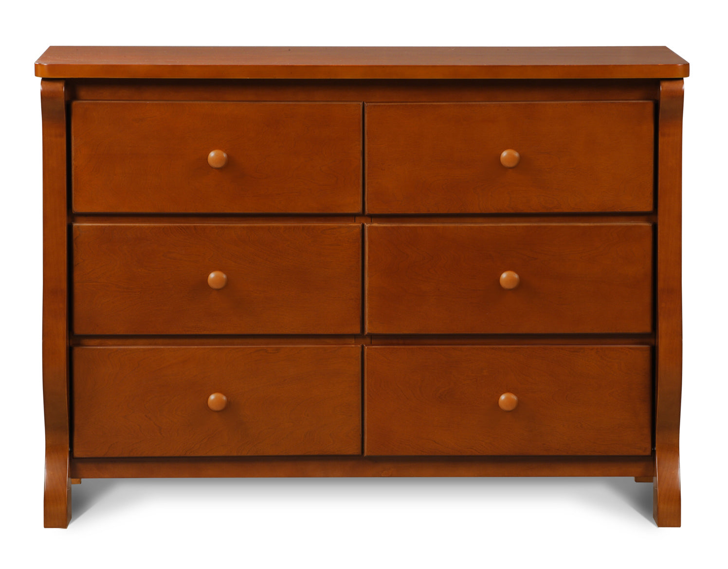 Elegant Canton Eclipse Dresser - Modern Wooden Bedroom Dresser with 6 Drawers, Vintage Style Storage for Bedroom, Living Room, and Office Organization