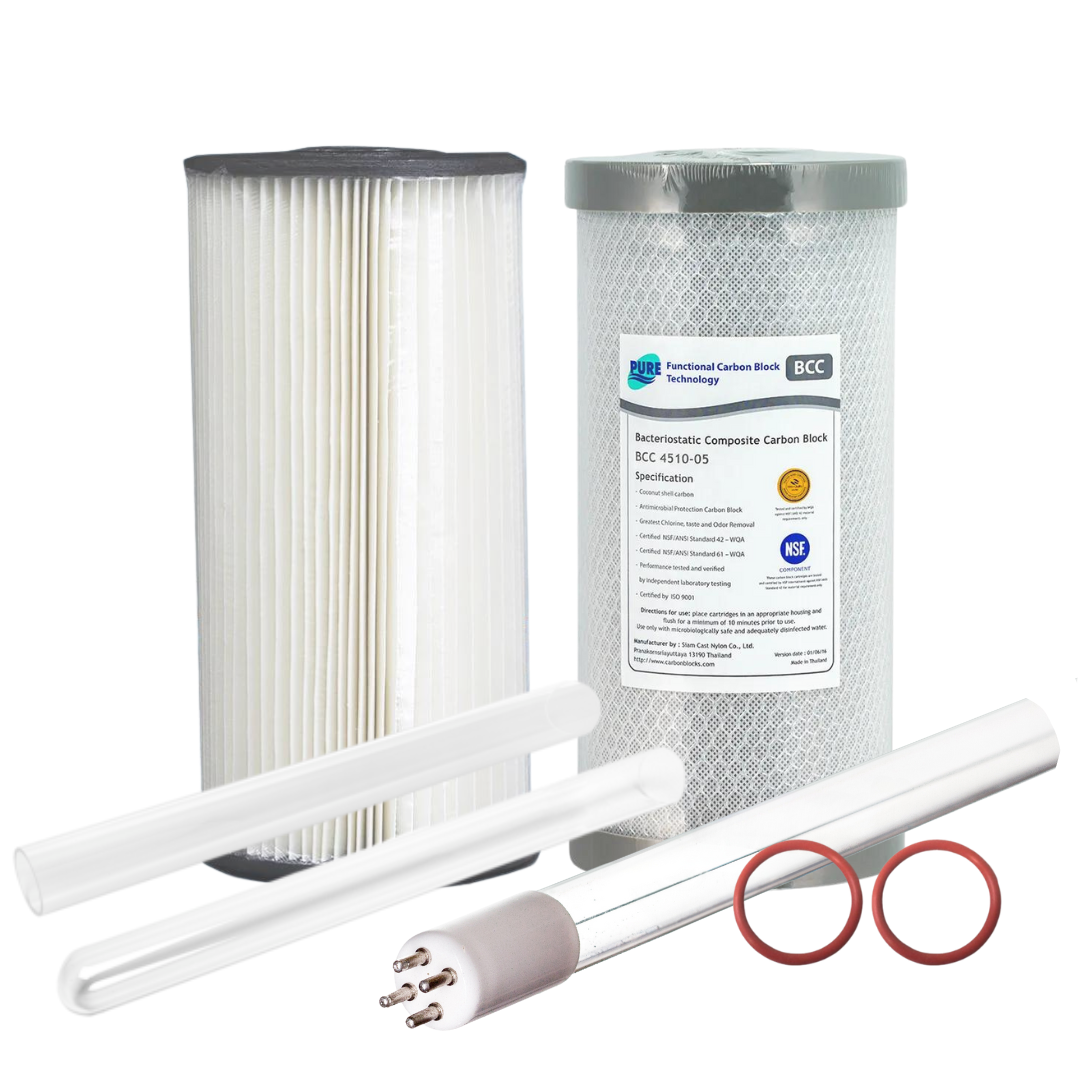 UV Guard CWP30 Ultraviolet 10 x 4.5 Service Kit - Professional UV Protection for Water Purification Systems | Ideal for Home, Office & Industrial Water Treatment