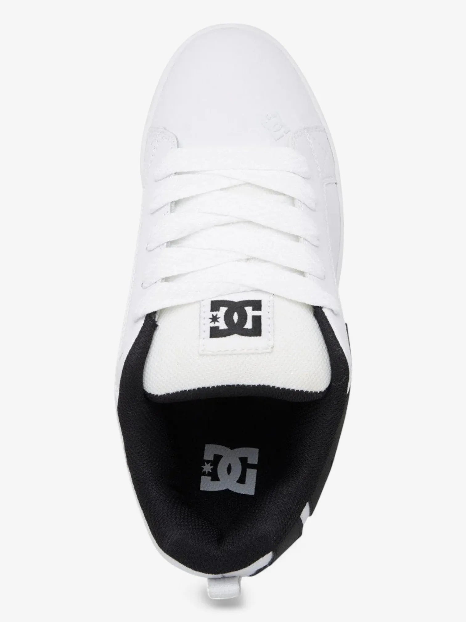 DC Court Graffik SS Skate Shoes - White & Black | Men's Casual Sneakers for Skateboarding, Streetwear & Everyday Comfort