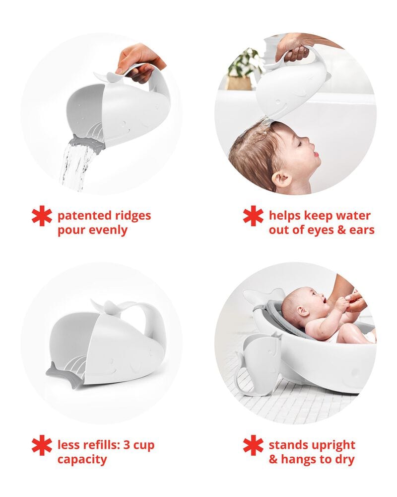 Skip Hop Moby Rinser - Baby Bottle & Sippy Cup Cleaner with Bristles | Perfect for Travel, Daycare & Home Use | Dishwasher Safe & Easy to Clean