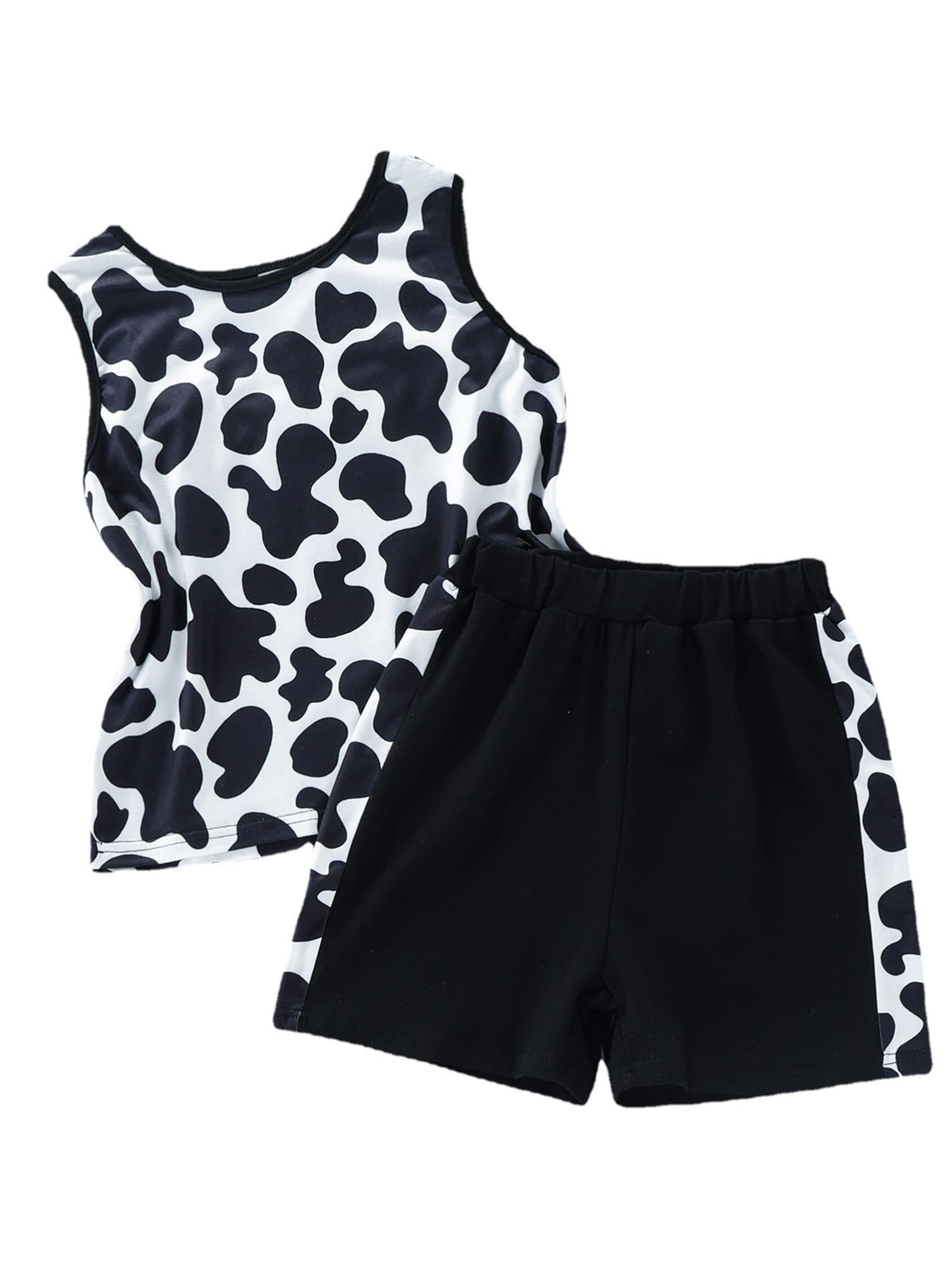 Alvivi Boys' Summer Outfits - 2 Piece Sleeveless Tops & Shorts Set for Kids | Casual Daily Wear | Perfect for Playdates, Beach Trips & Outdoor Activities